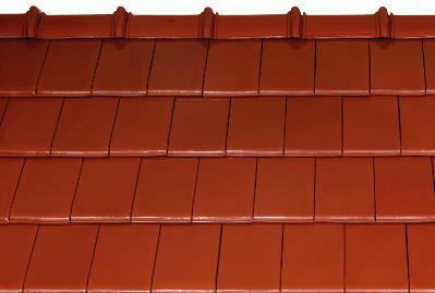 Bild 7-68 bis 70: Ziegeldeckung – Dachziegel Figaro natur/granit/naturrot 