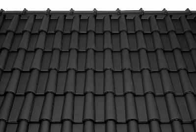 Bild 7-77 bis 79: Ziegeldeckung – Dachziegel Carmen sand-antik/naturrot/schwarz 